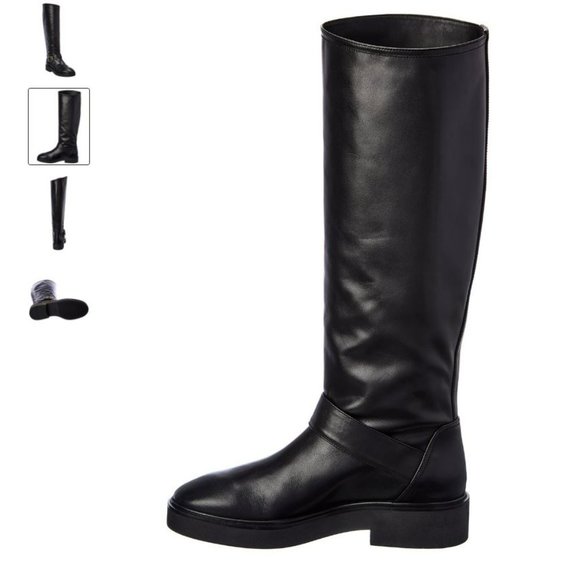 NWT Stuart Weitzman Luxering Leather Knee-High Riding Boot 7.5 (fit like 8/8.5) - Picture 2 of 5